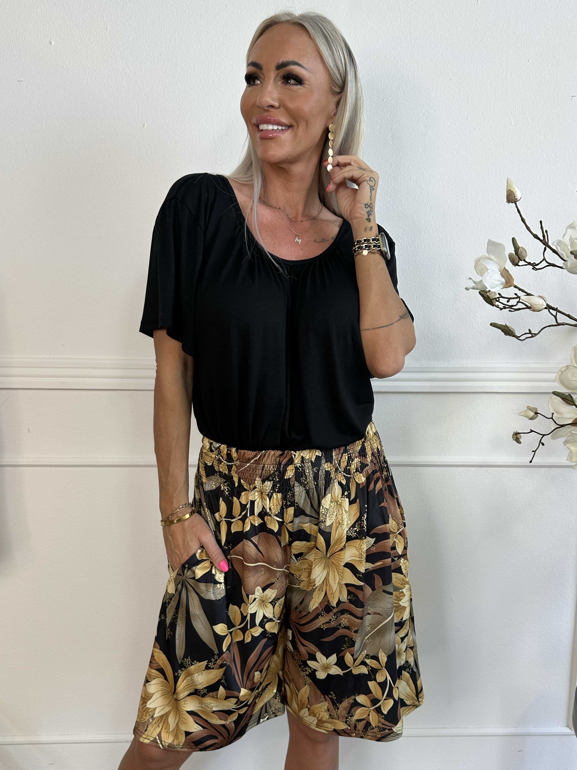 Pams Short Knickers - Elastiske shorts med elastikkant